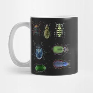 Beetle stickers set Mug